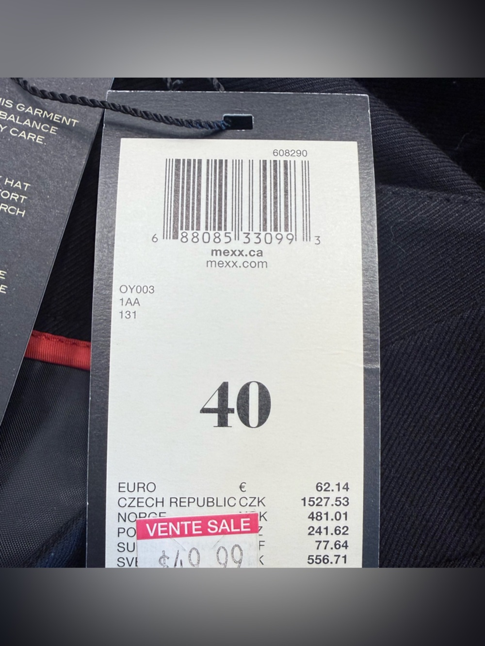 MEXX Metropolitan Flare black pants - Picture 8 of 14